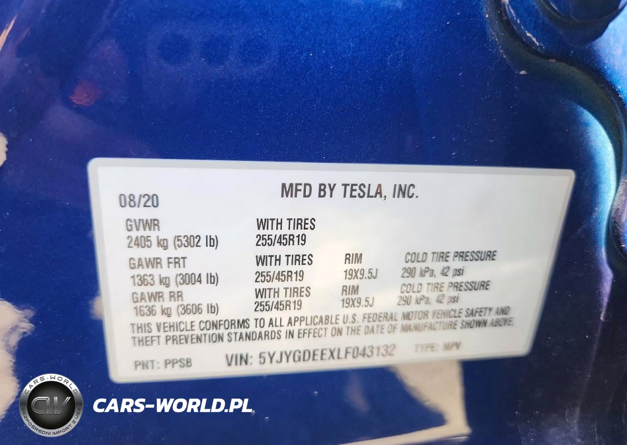 2020 Tesla Model Y VIN:5YJYGDEEXLF043132 - 13