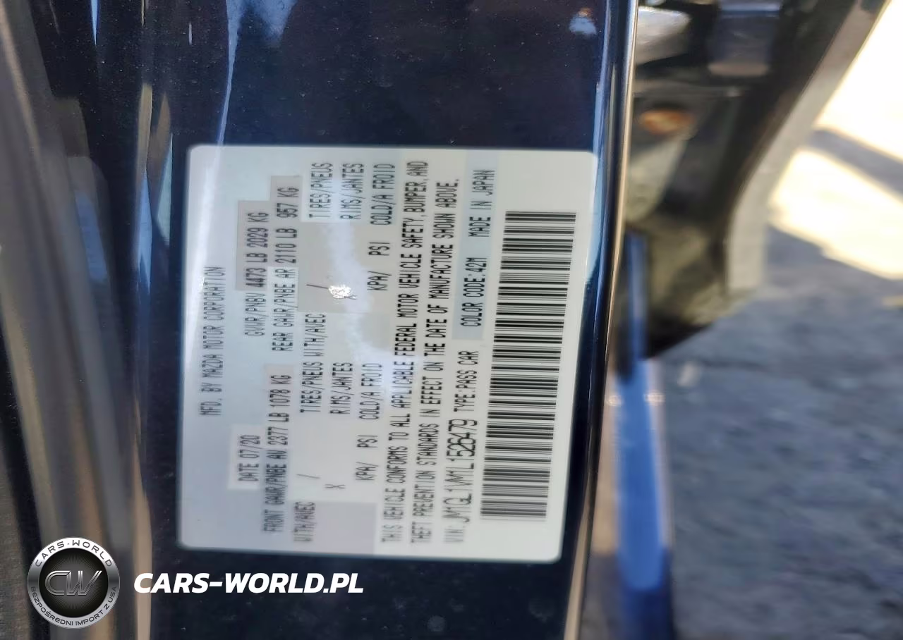 2020 Mazda 6 Touring VIN:JM1GL1VM1L1526479 - 12