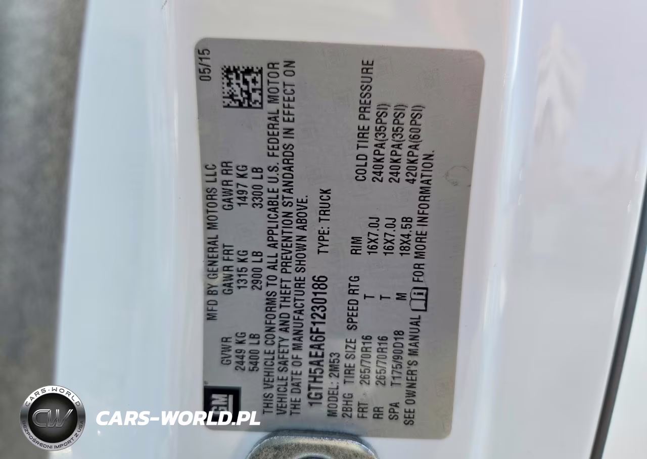 2015 GMC Canyon VIN:1GTH5AEA6F1230186 - 13