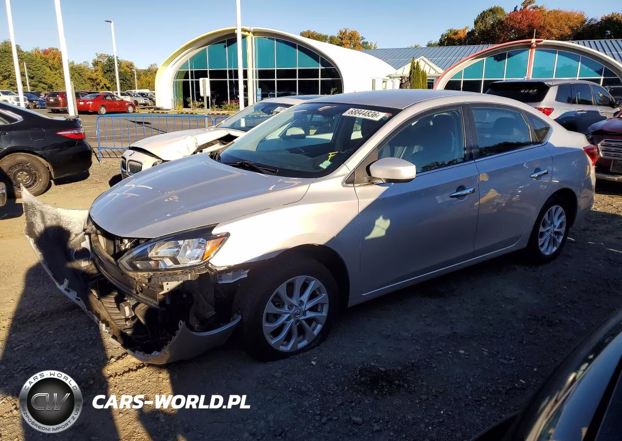 2019 Nissan Sentra Sv VIN:3N1AB7AP2KY286853 - 1