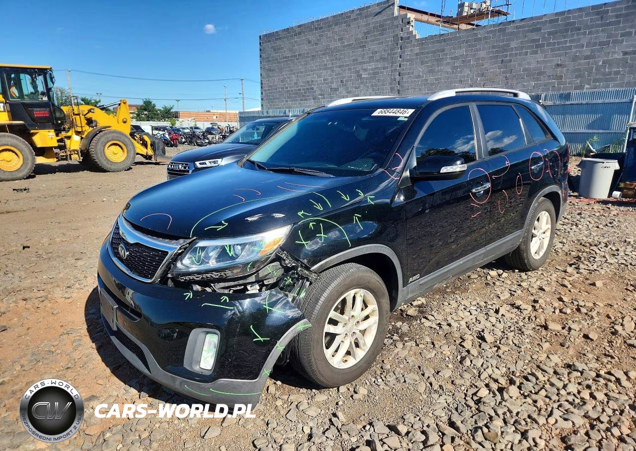 2014 Kia Sorento Lx VIN:5XYKTCA64EG520420 - 1