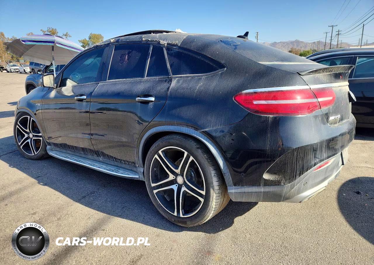 2017 Mercedes-Benz Amg Gle 43 Coupe 4Matic VIN:4JGED6EB8HA058625 - 2