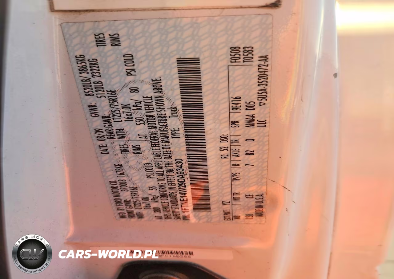 2009 Ford E150 Delivery Van VIN:1FTNE14W29DA93430 - 13