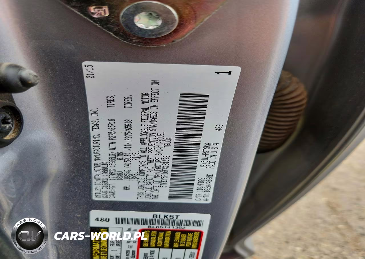 2015 Toyota Tundra Crewmax Sr5 VIN:5TFEY5F16FX181598 - 12