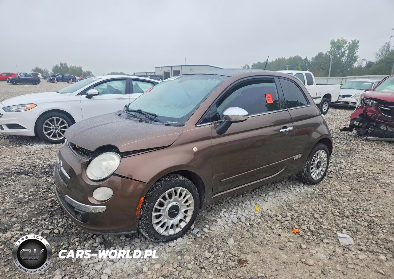 2012 Fiat 500 Lounge VIN:3C3CFFCR5CT118405 - 1