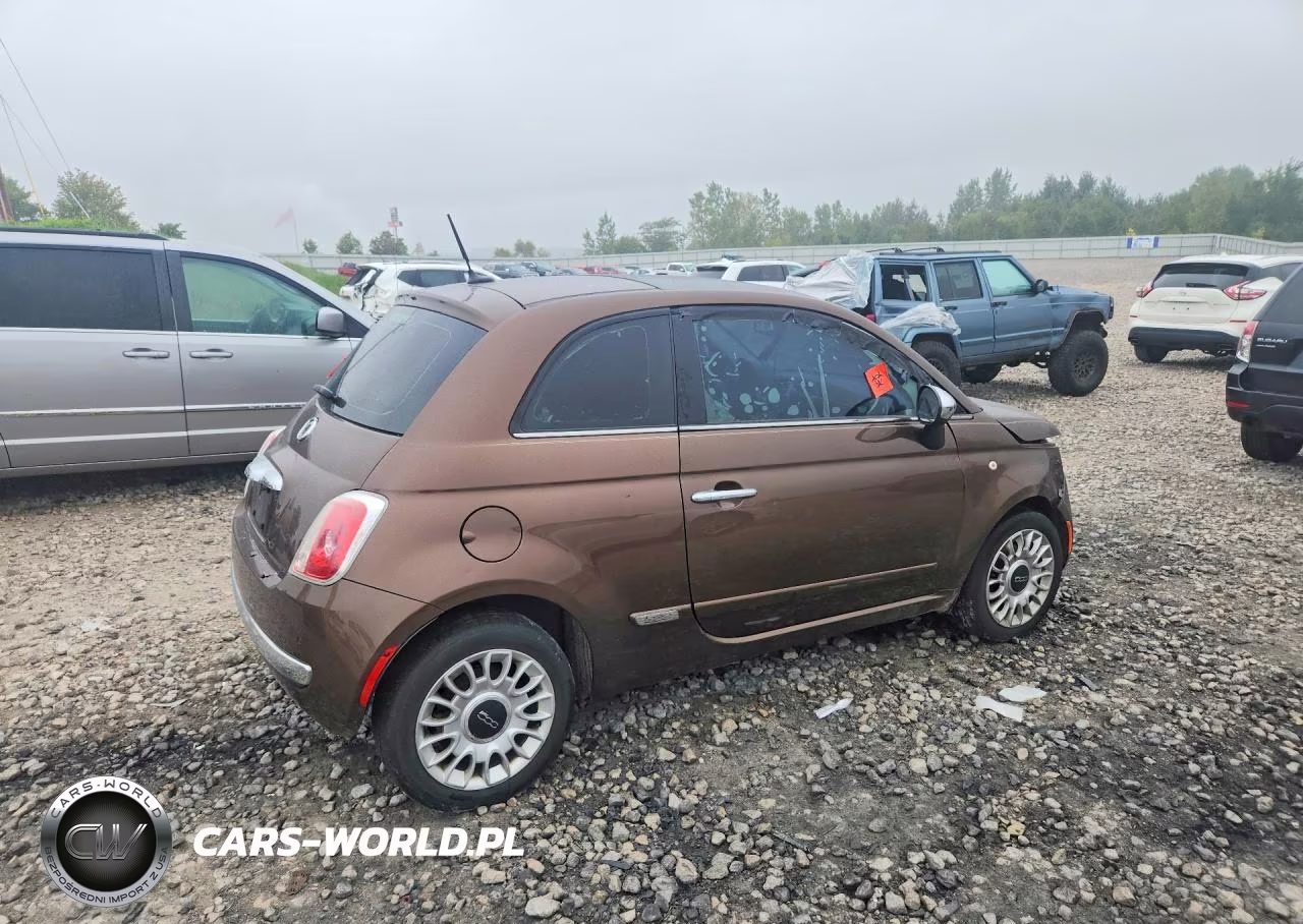2012 Fiat 500 Lounge VIN:3C3CFFCR5CT118405 - 3