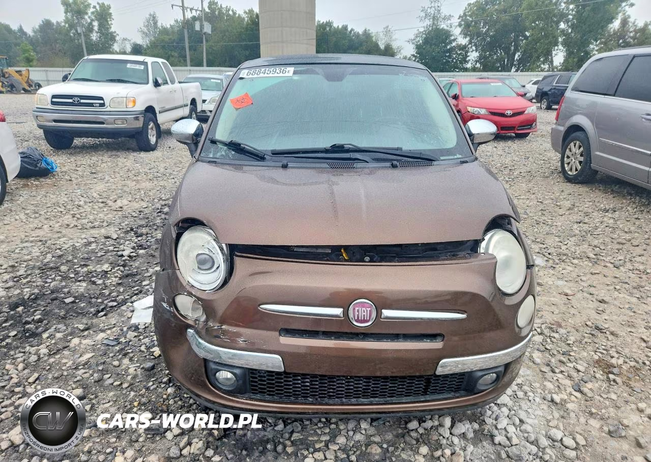 2012 Fiat 500 Lounge VIN:3C3CFFCR5CT118405 - 5