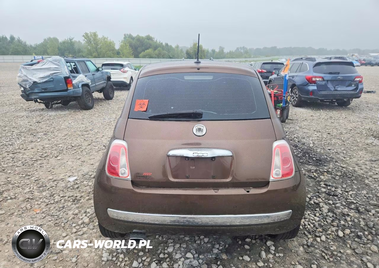 2012 Fiat 500 Lounge VIN:3C3CFFCR5CT118405 - 6