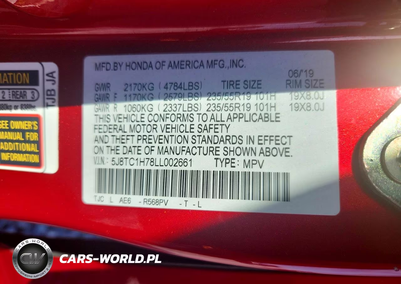 2020 Acura Rdx Advance VIN:5J8TC1H78LL002661 - 13