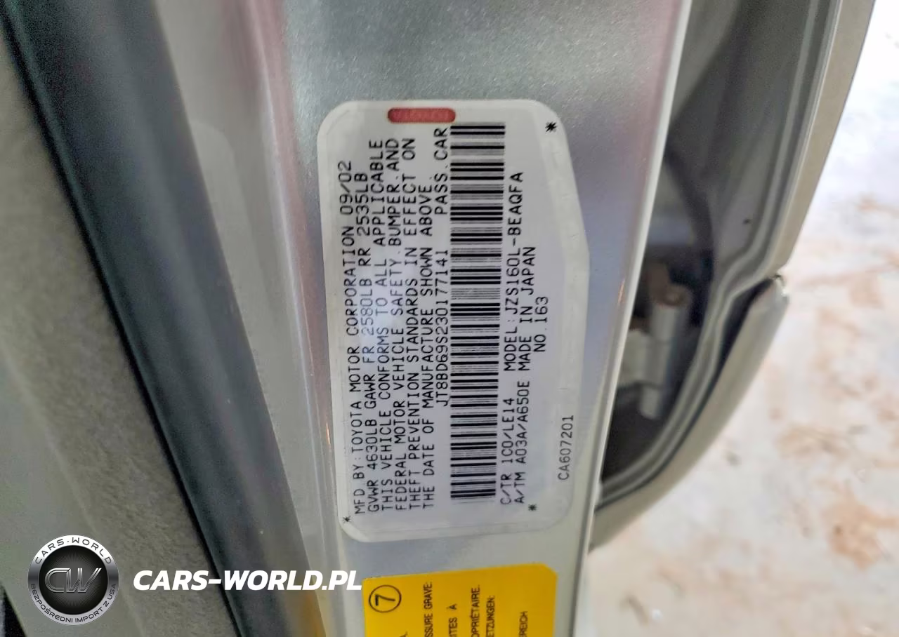 2003 Lexus Gs 300 VIN:JT8BD69S230177141 - 12