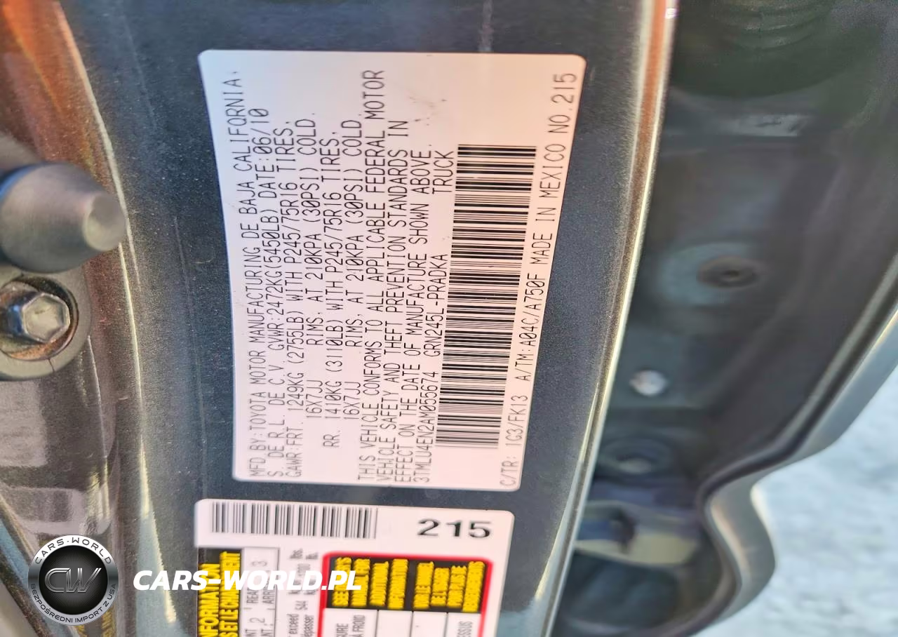 2010 Toyota Tacoma V6 VIN:3TMLU4EN2AM055674 - 13