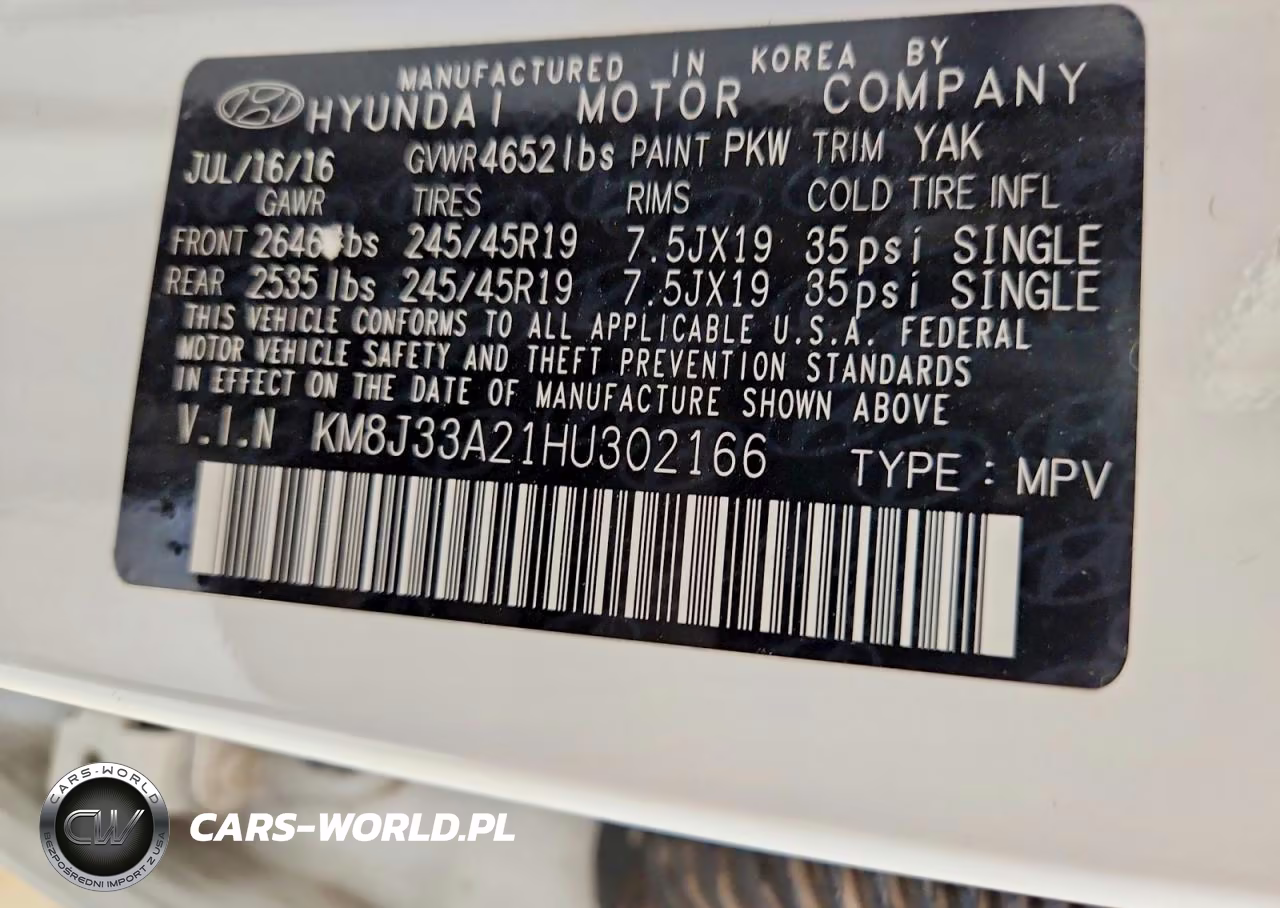 2017 Hyundai Tucson Limited VIN:KM8J33A21HU302166 - 14
