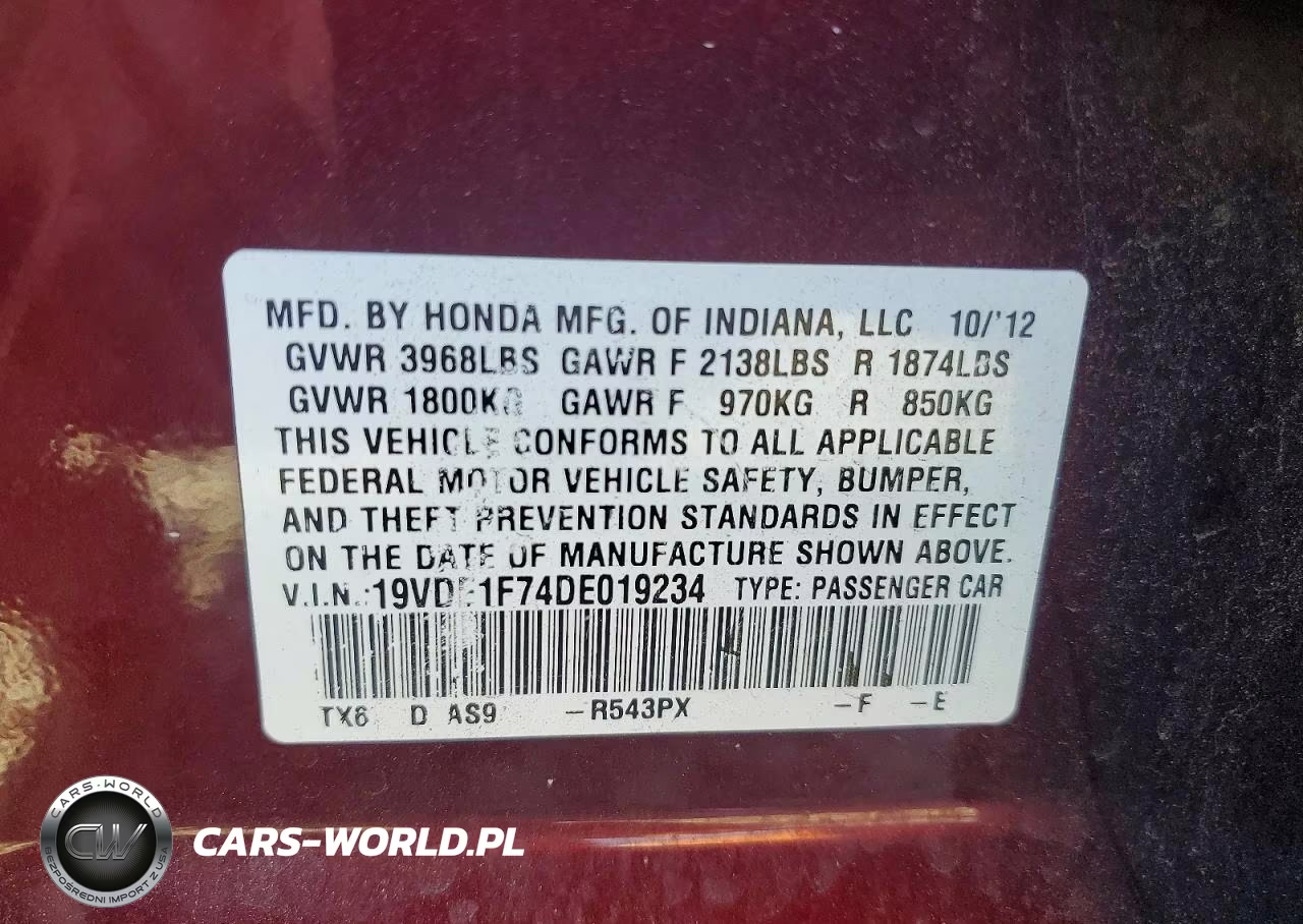 2013 Acura Ilx 20 Tech VIN:19VDE1F74DE019234 - 12