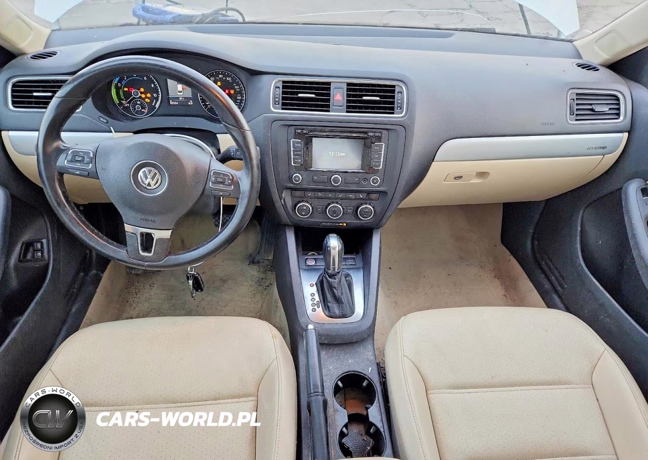 2014 Volkswagen Jetta Hybrid VIN:3VW637AJ4EM214587 - 8