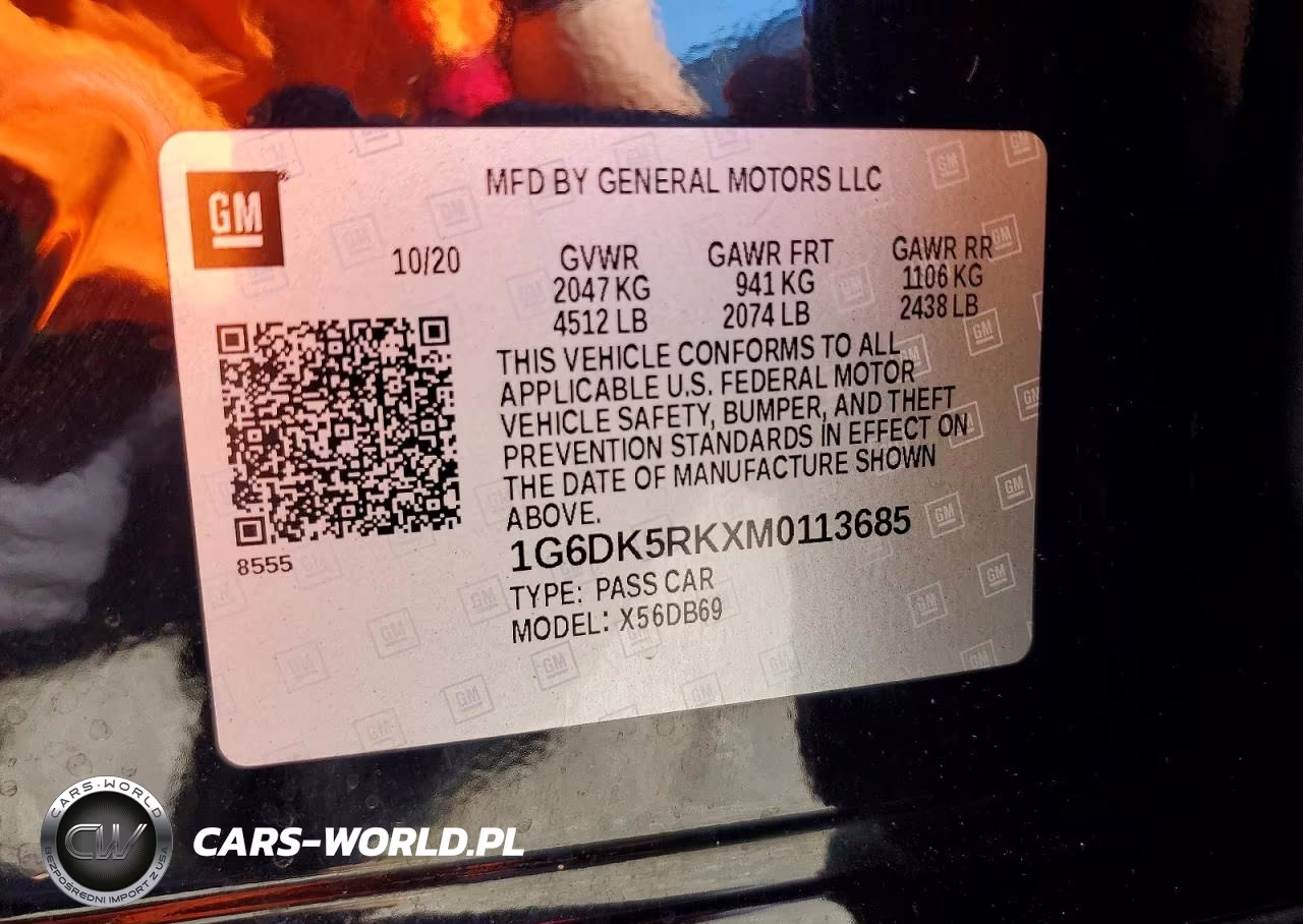 2021 Cadillac Ct4 Luxury VIN:1G6DK5RKXM0113685 - 12