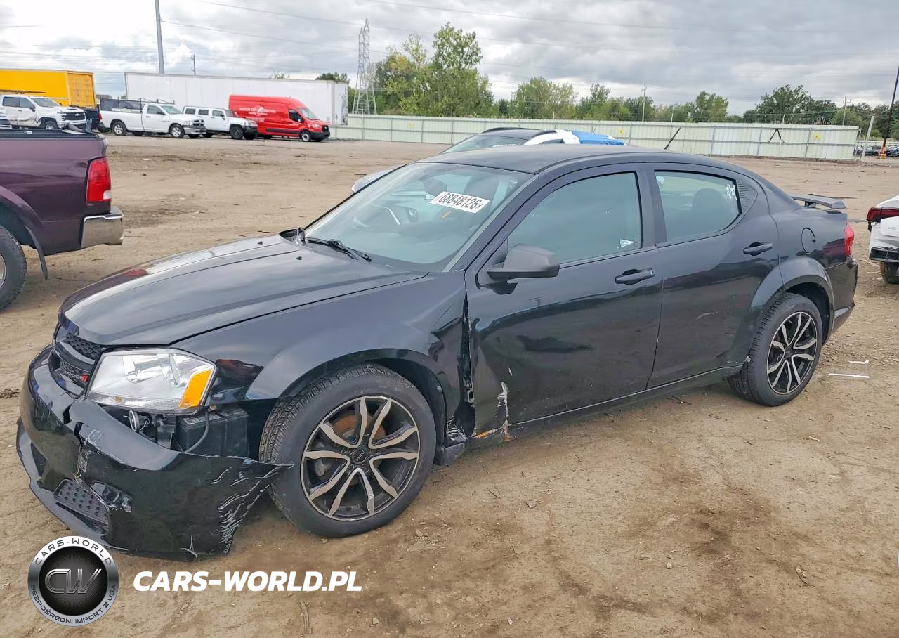 2013 Dodge Avenger Se VIN:1C3CDZAG8DN756089 - 1