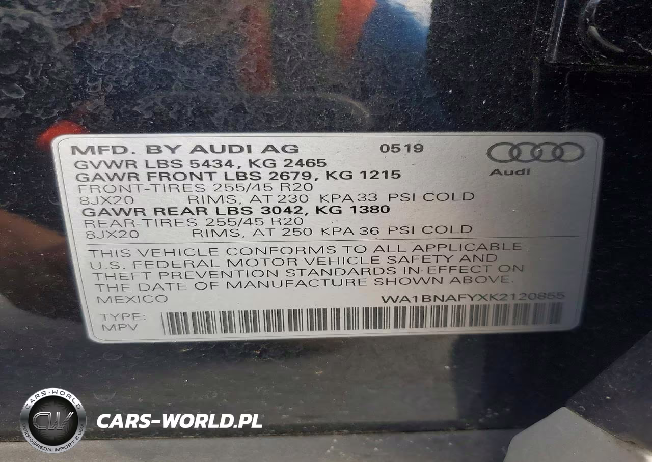 2019 Audi Q5 Premium Plus VIN:WA1BNAFYXK2120855 - 14