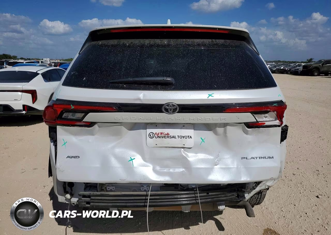 2025 Toyota Grand Highlander Platinum VIN:5TDAAAB59SS100825 - 6