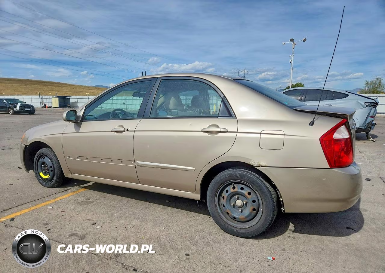 2004 Kia Spectra Lx VIN:KNAFE121745046499 - 2