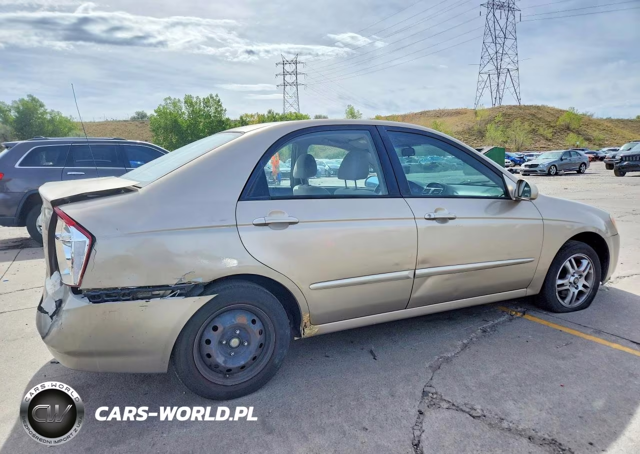 2004 Kia Spectra Lx VIN:KNAFE121745046499 - 3