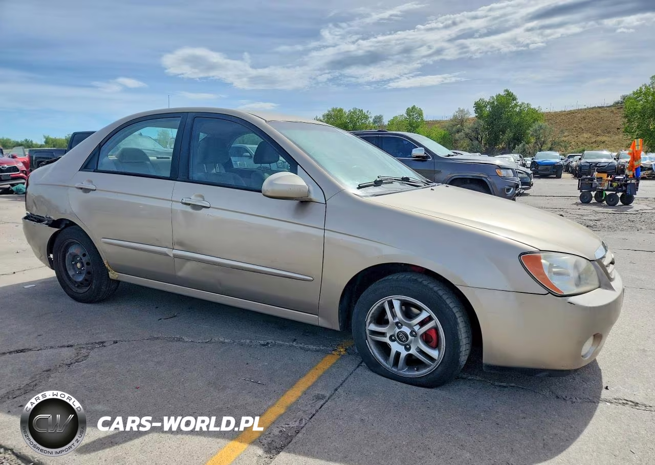 2004 Kia Spectra Lx VIN:KNAFE121745046499 - 4