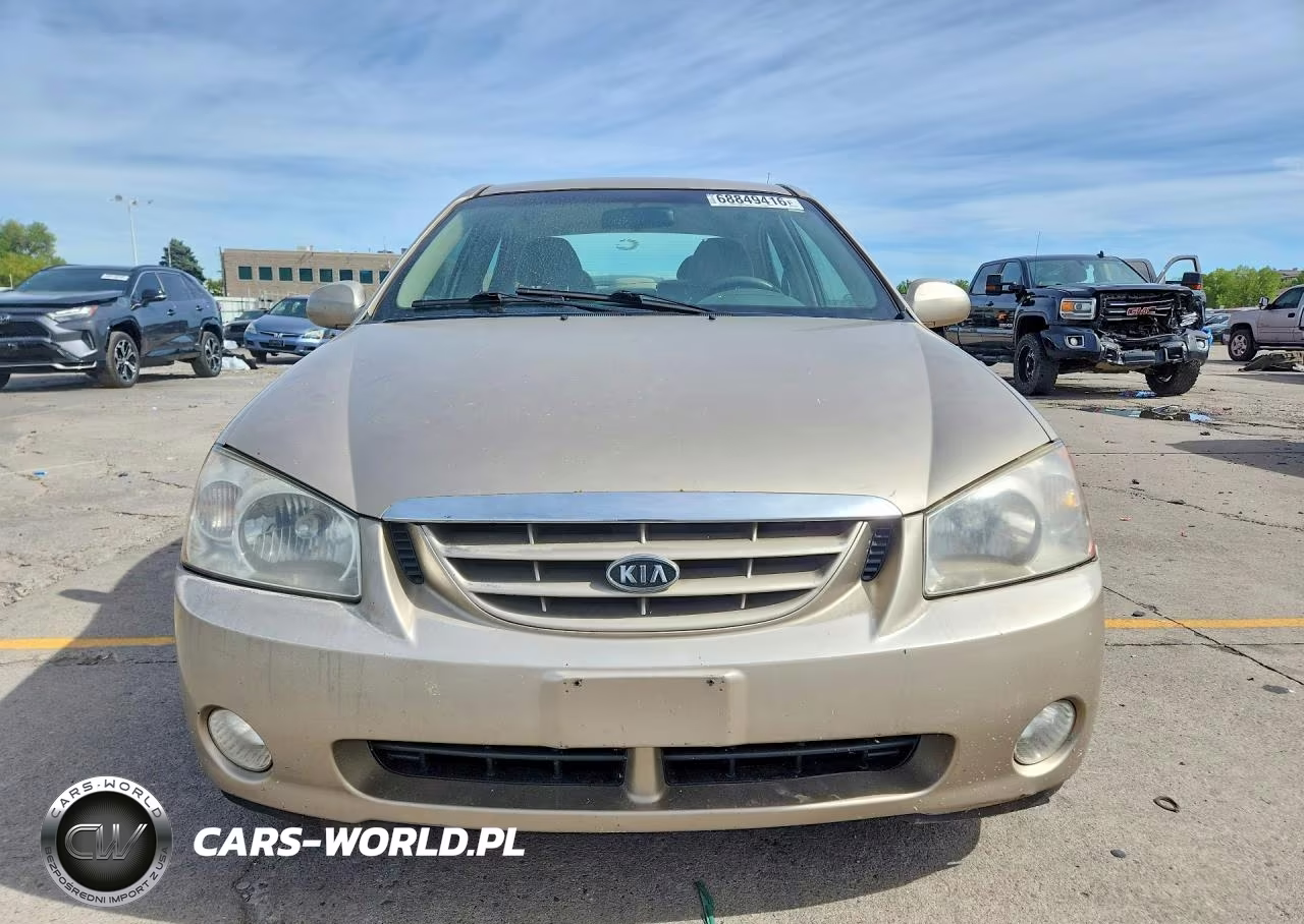 2004 Kia Spectra Lx VIN:KNAFE121745046499 - 5