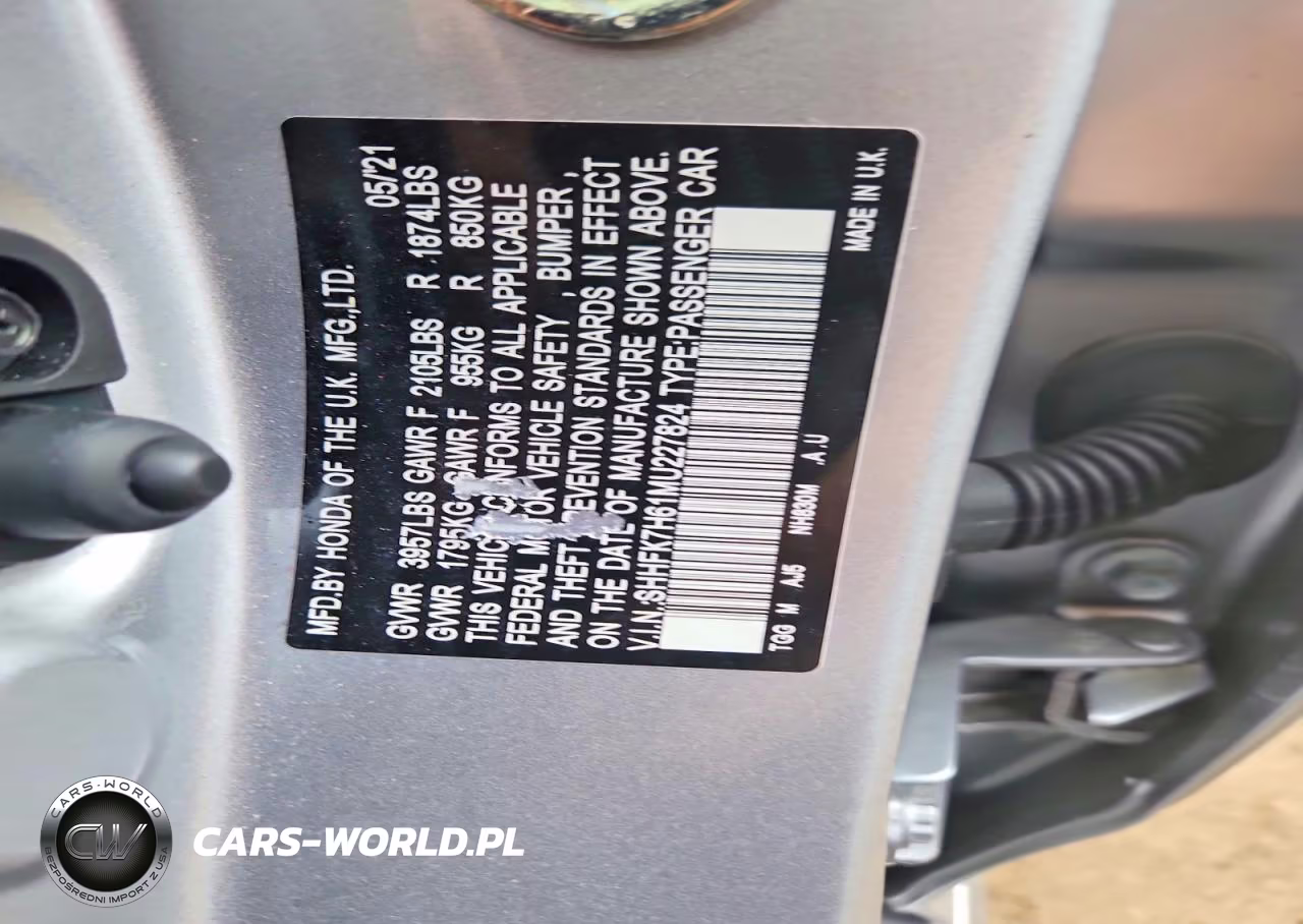 2021 Honda Civic Ex VIN:SHHFK7H61MU227824 - 12