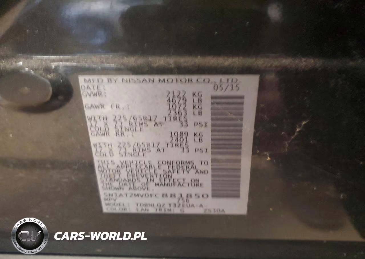 2015 Nissan Rogue Sv VIN:5N1AT2MV0FC881850 - 13