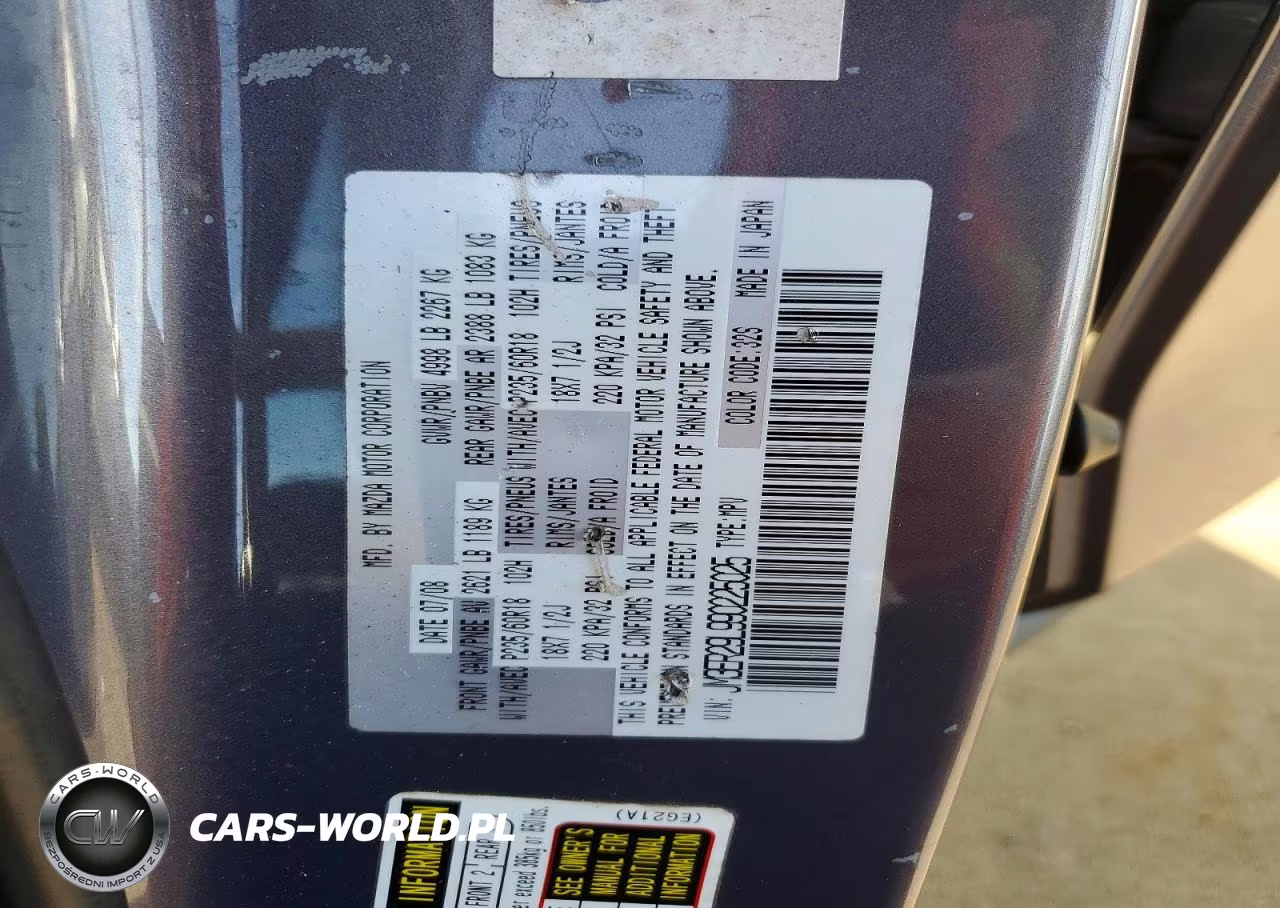 2009 Mazda Cx-7 VIN:JM3ER29L990225025 - 13