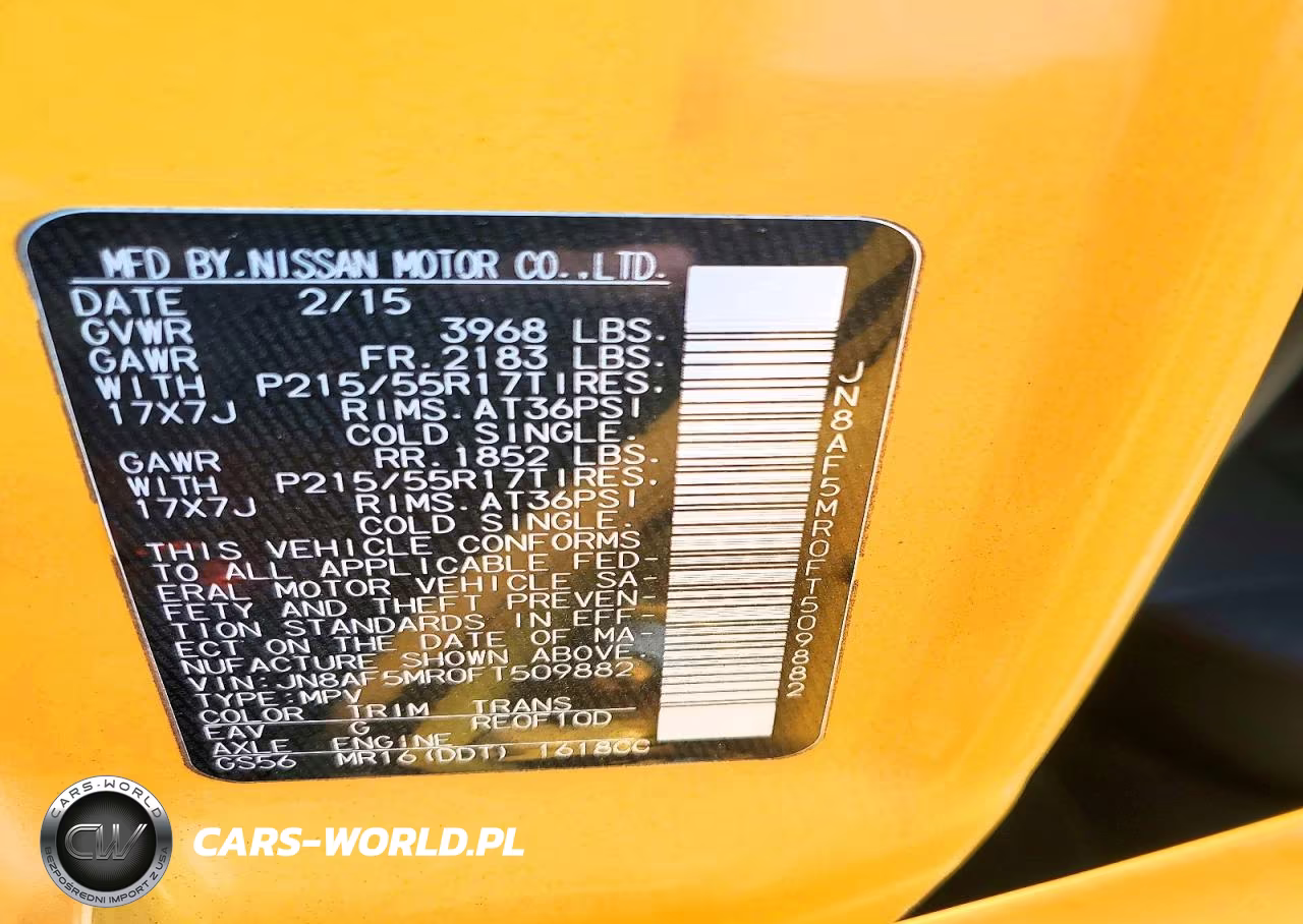 2015 Nissan Juke Sl VIN:JN8AF5MR0FT509882 - 12