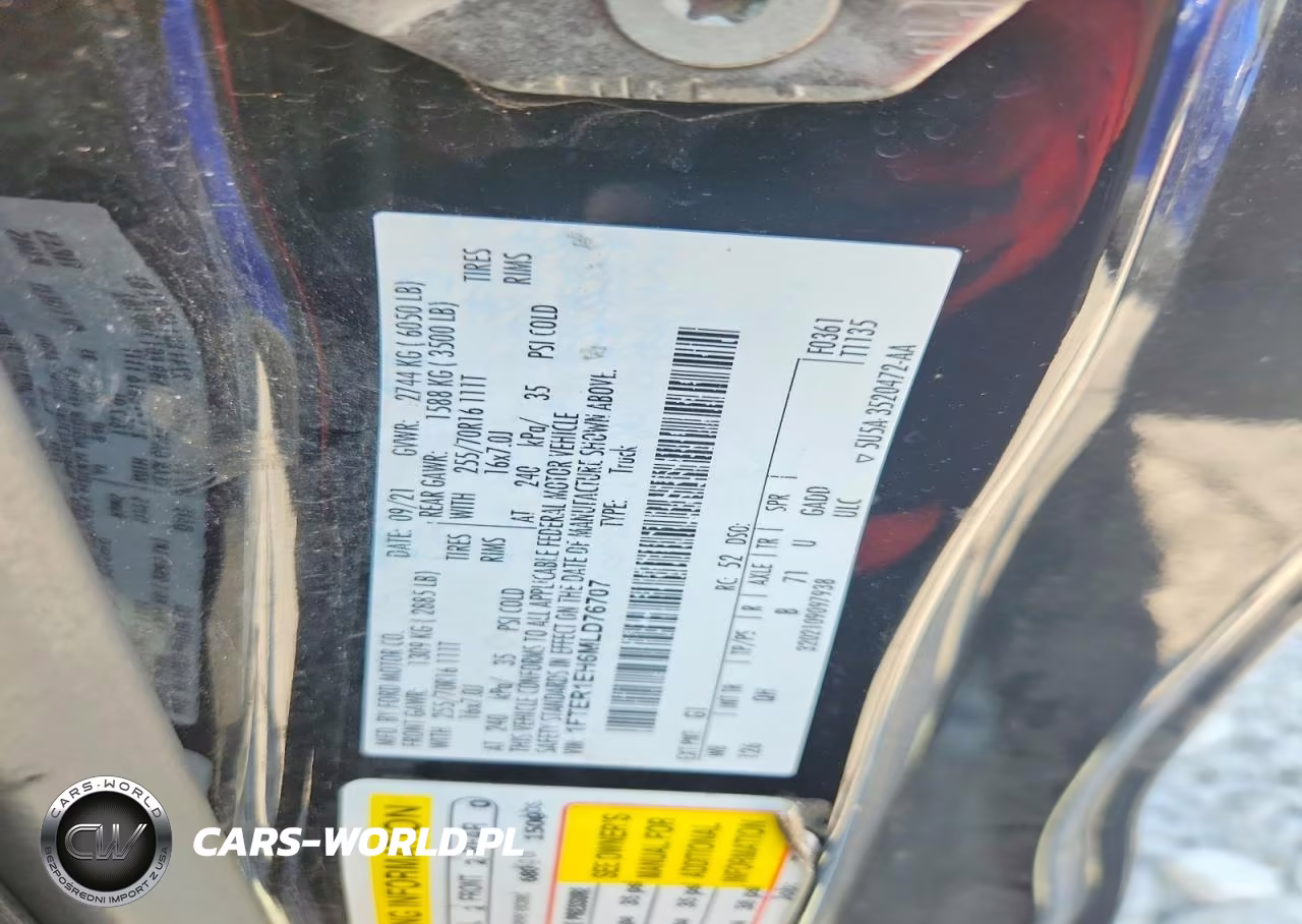 2021 Ford Ranger Xl VIN:1FTER1EH6MLD76707 - 12
