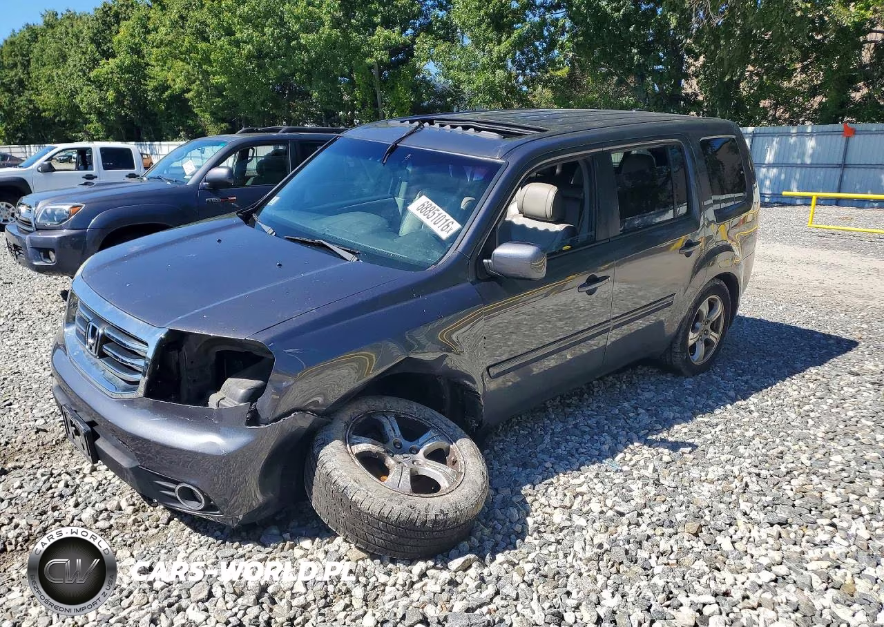 2014 Honda Pilot Exl VIN:5FNYF4H59EB052891 - 1