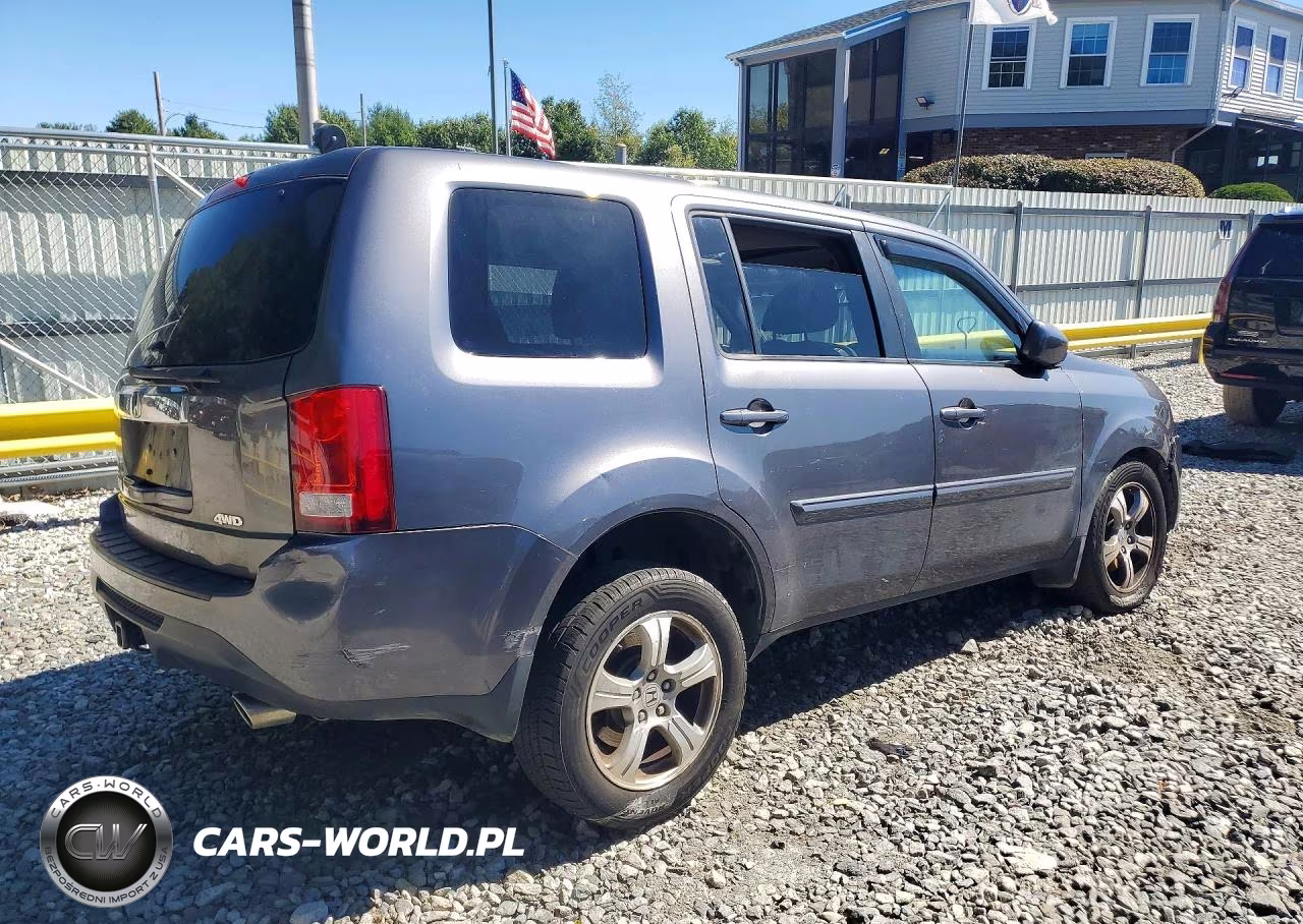 2014 Honda Pilot Exl VIN:5FNYF4H59EB052891 - 3