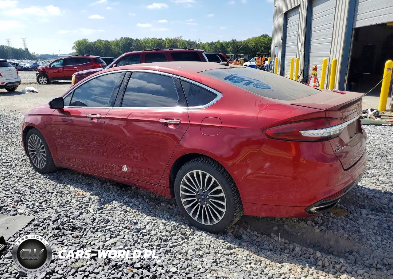 2017 Ford Fusion Titanium VIN:3FA6P0K99HR114596 - 2