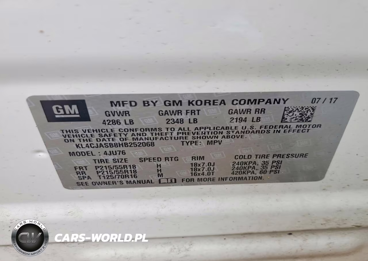 2017 Buick Encore Preferred VIN:KL4CJASB8HB252068 - 14