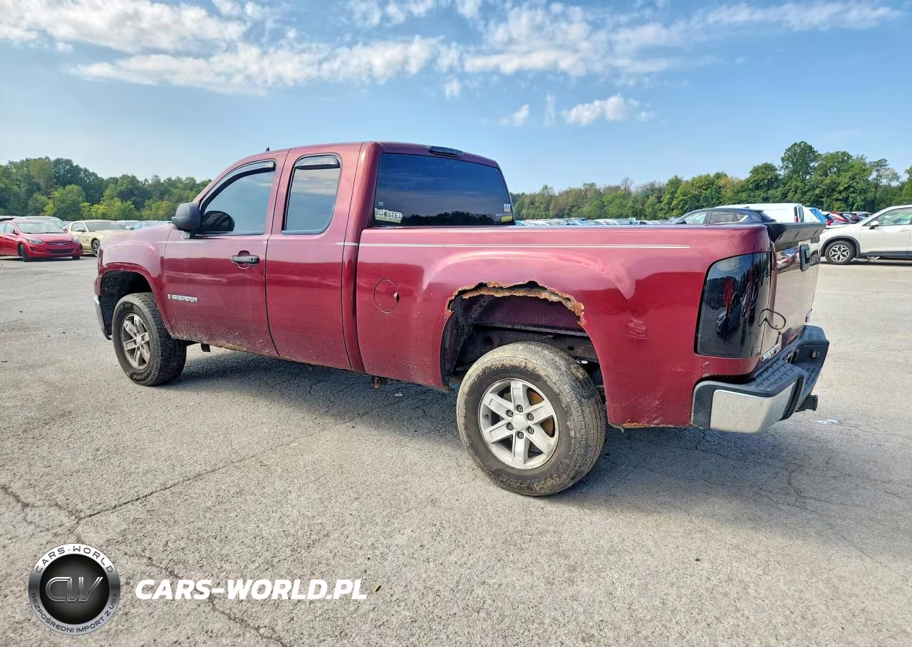 2009 GMC Sierra K1500 Sle VIN:1GTEK290X9Z230555 - 2