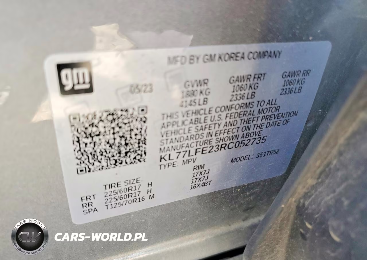 2024 Chevrolet Trax Ls VIN:KL77LFE23RC052735 - 12