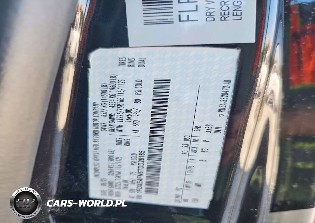2026 Ford E450 Rv VIN:1FDXE4FN6TDD28185 - 10