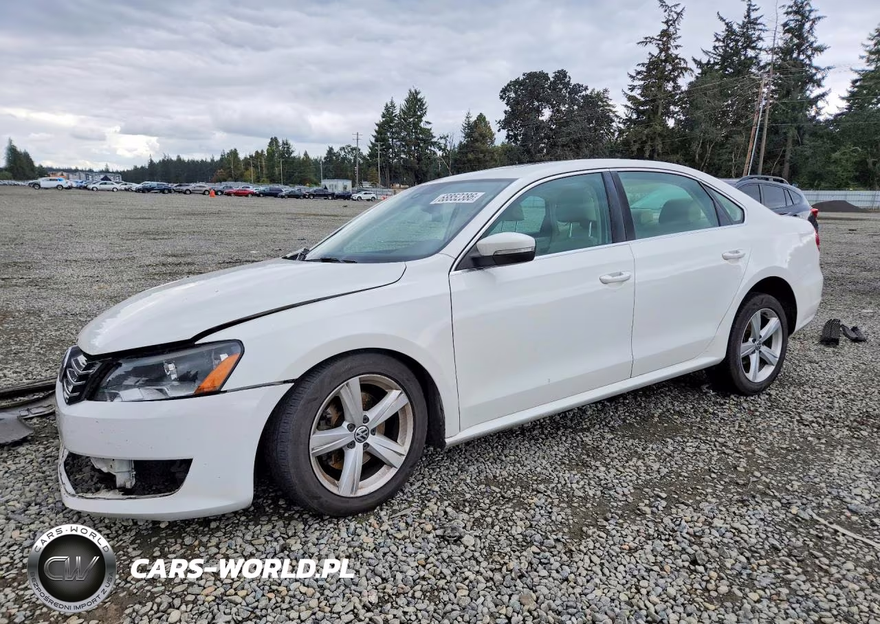 2013 Volkswagen Passat Se VIN:1VWBN7A37DC069524 - 1
