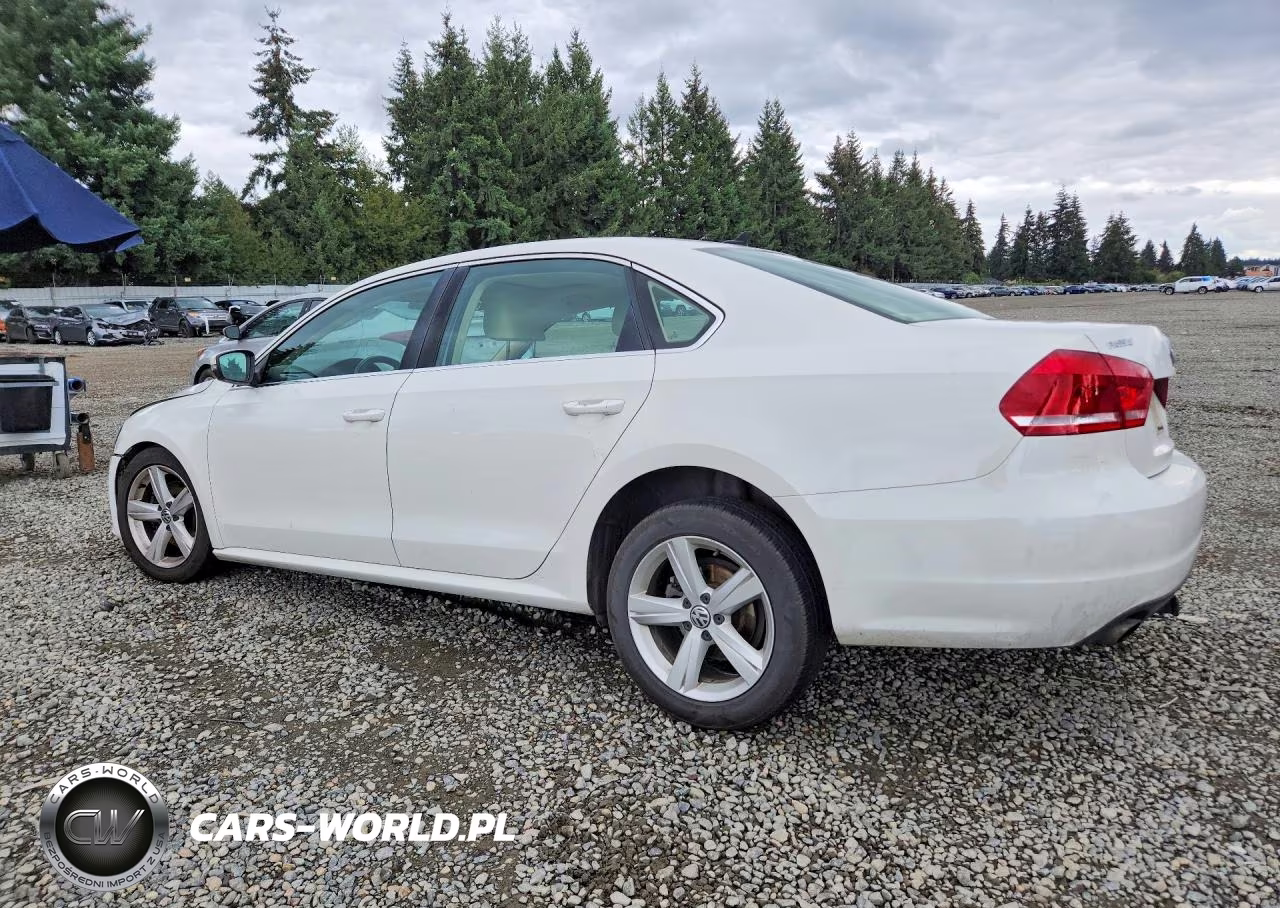 2013 Volkswagen Passat Se VIN:1VWBN7A37DC069524 - 2
