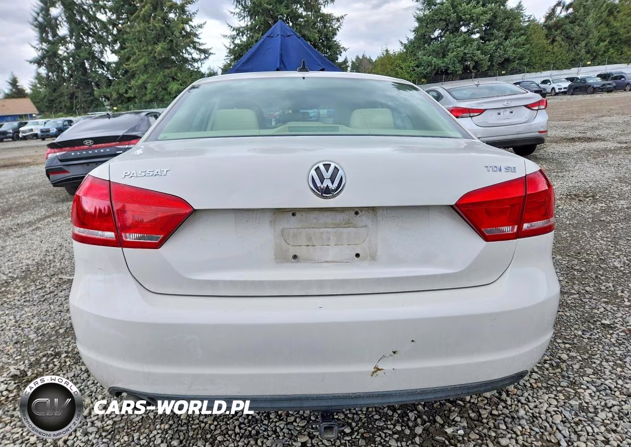 2013 Volkswagen Passat Se VIN:1VWBN7A37DC069524 - 6