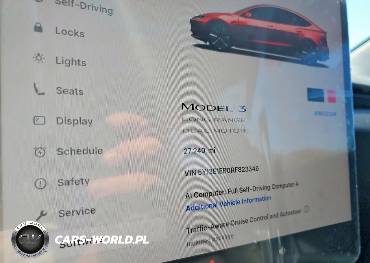2024 Tesla Model 3 VIN:5YJ3E1EB0RF823346 - 9