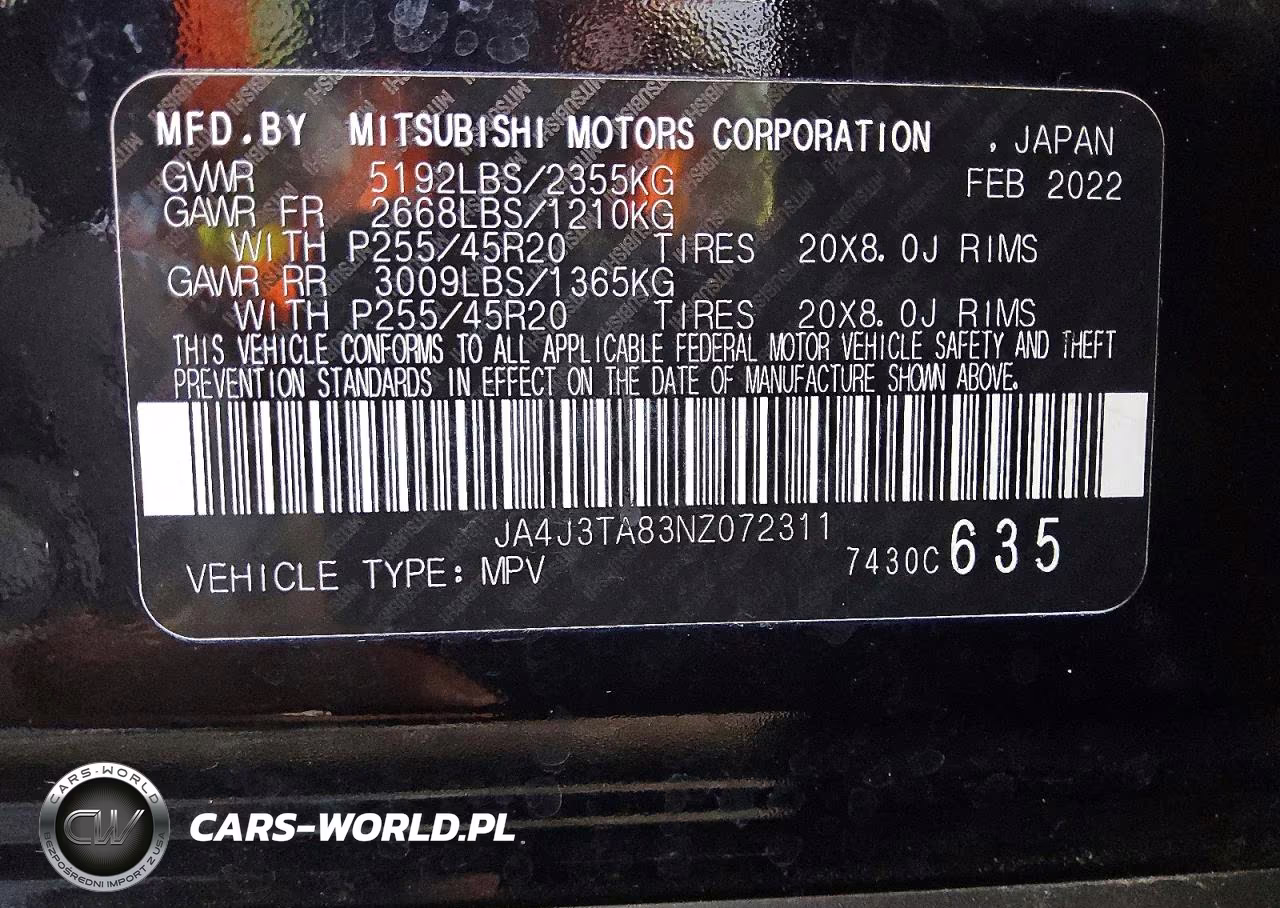 2022 Mitsubishi Outlander Es VIN:JA4J3TA83NZ072311 - 13