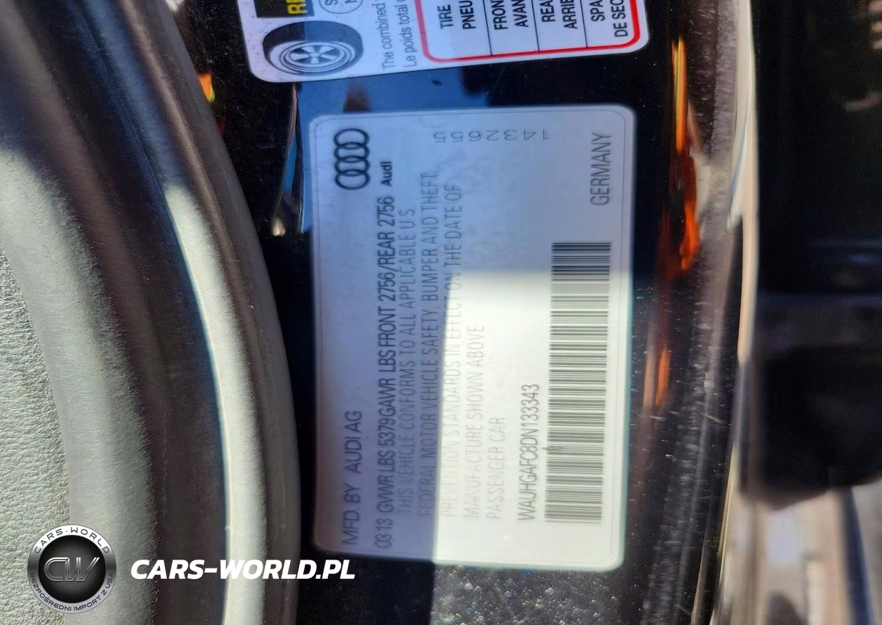 2013 Audi A6 Prestige VIN:WAUHGAFC8DN133343 - 12