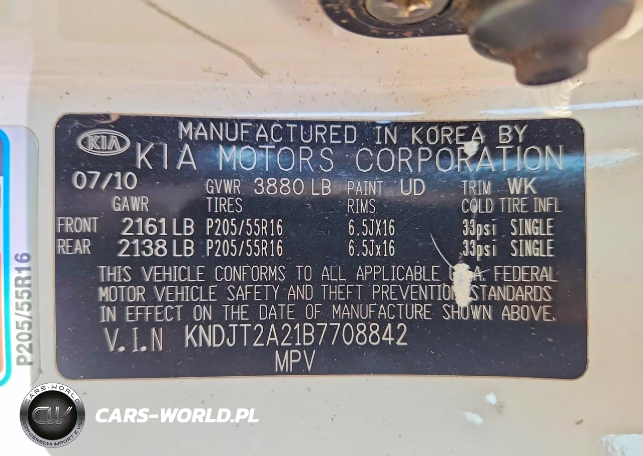 2011 Kia Soul + VIN:KNDJT2A21B7708842 - 12