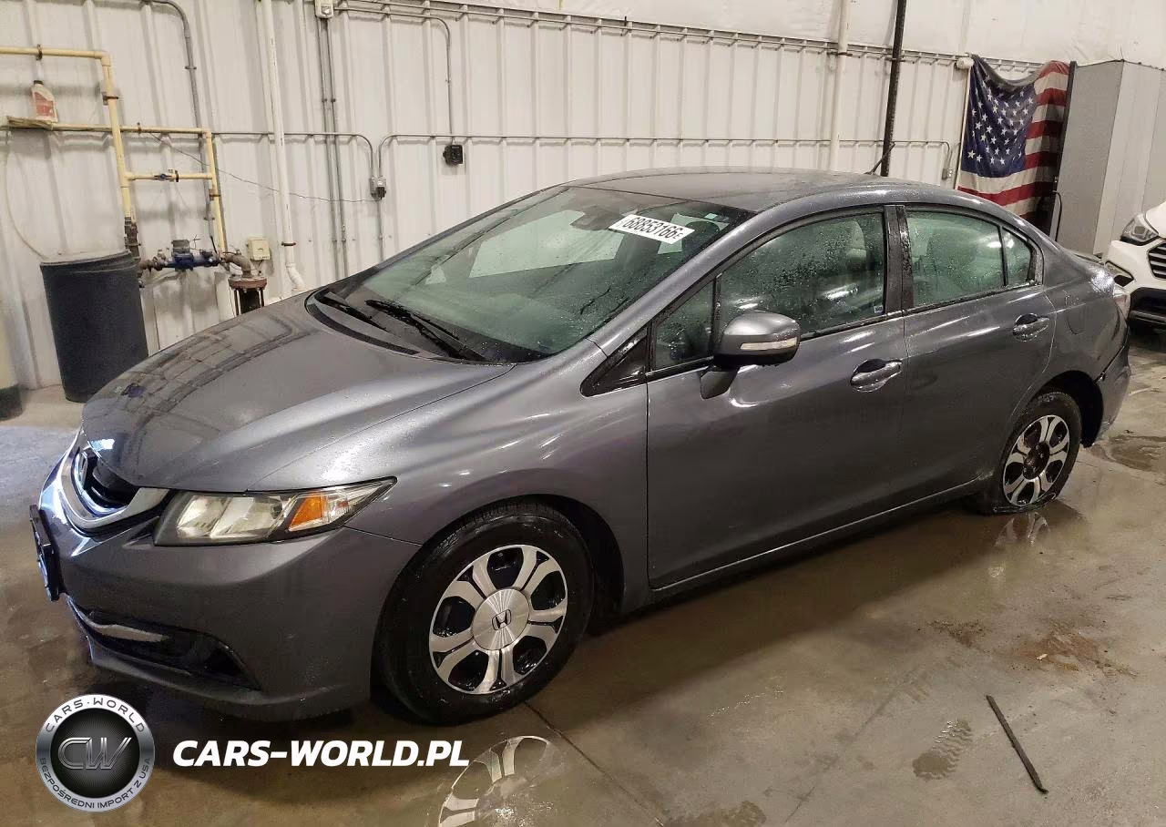 2013 Honda Civic Hybrid VIN:19XFB4F22DE202355 - 1