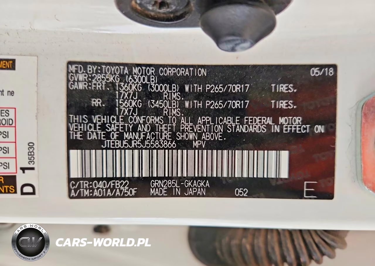 2018 Toyota 4Runner Sr5 VIN:JTEBU5JR5J5583866 - 13