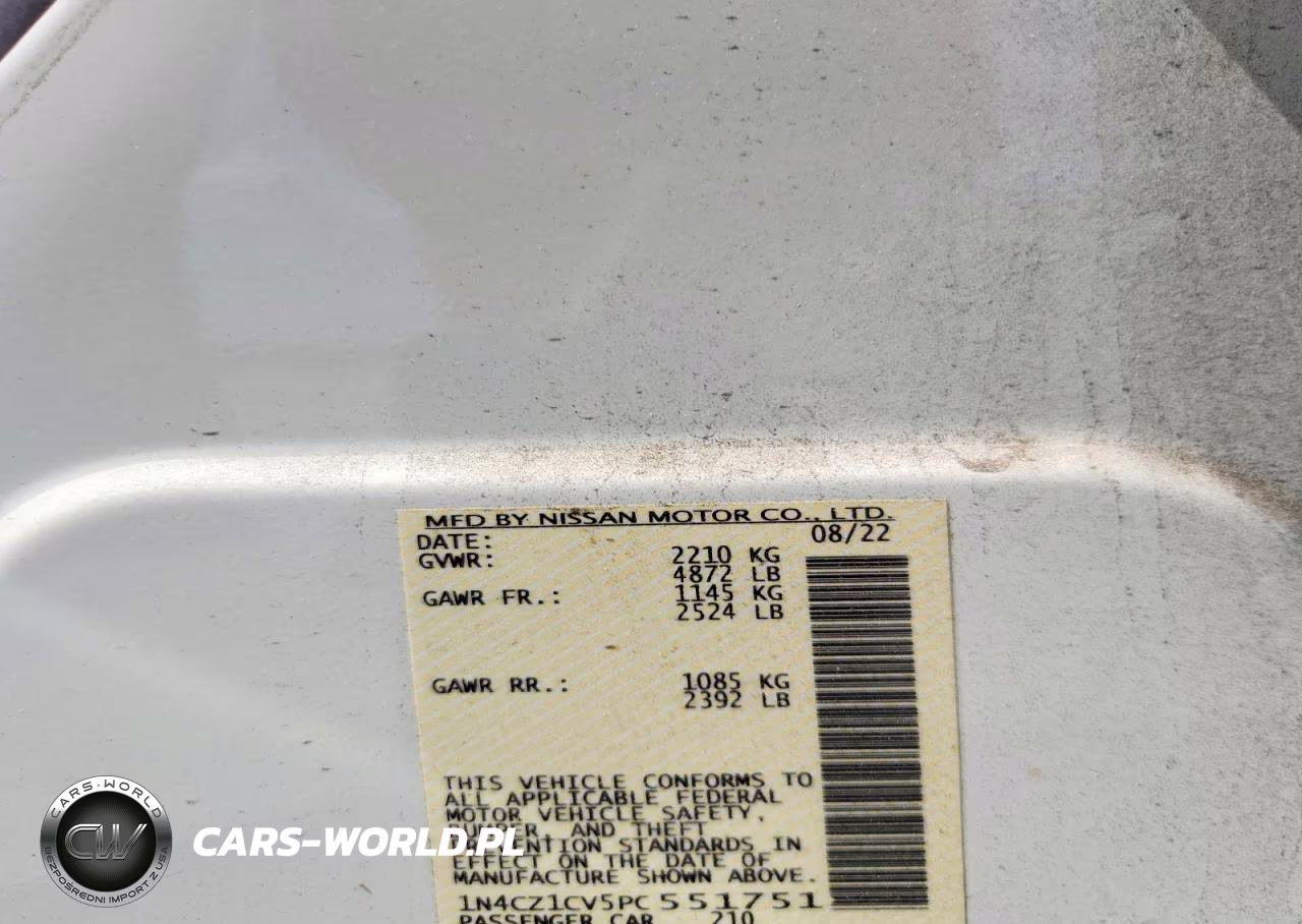 2023 Nissan Leaf Sv Plus VIN:1N4CZ1CV5PC551751 - 12
