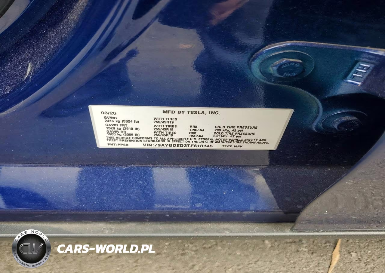 2026 Tesla Model Y VIN:7SAYGDED3TF610145 - 12