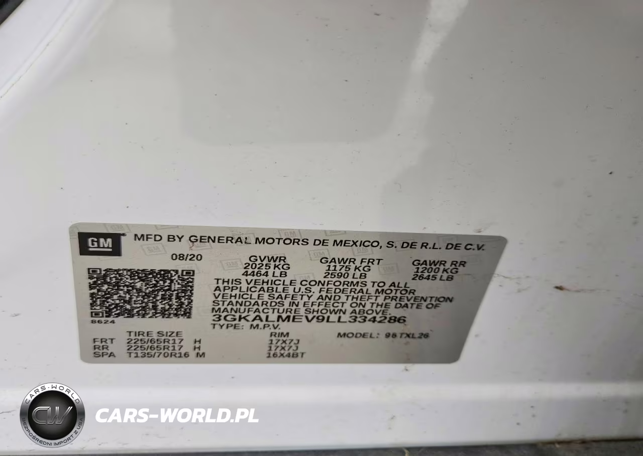 2020 GMC Terrain Sle VIN:3GKALMEV9LL334286 - 12